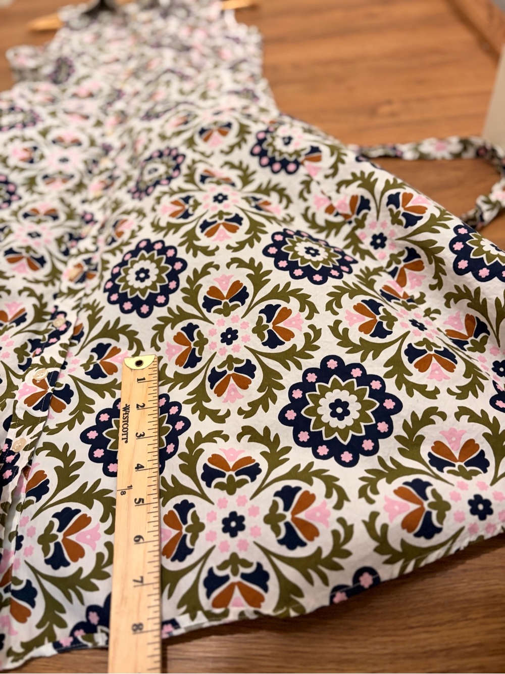 Boden Sleeveless Floral Midi Dress - Picture 15 of 15